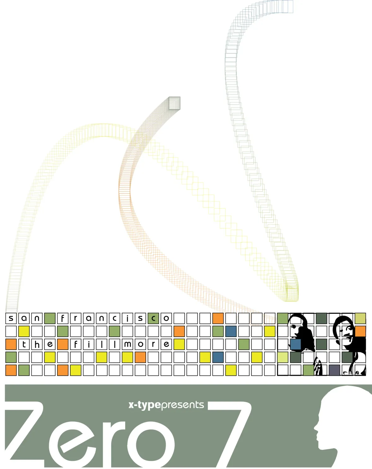 Zero 7 San Francisco Show Poster